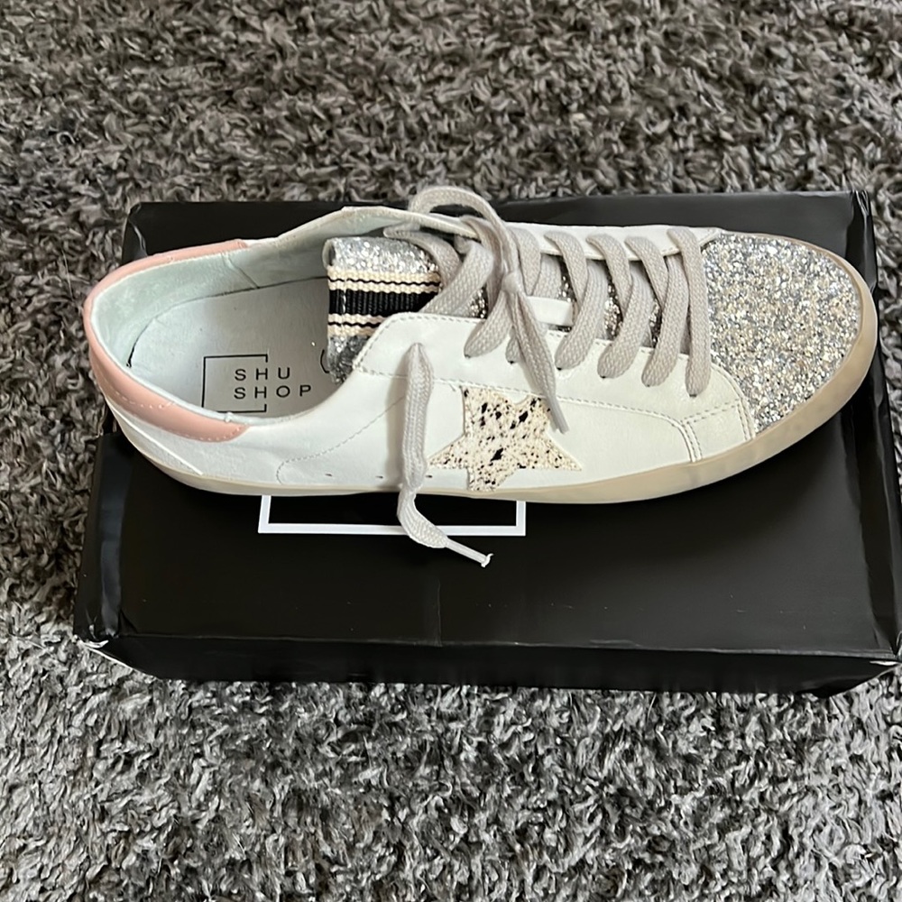 SHU SHOP 8.5 new in box never worn .